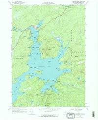 Cranberry Lake 1968 topographic map thumbnail