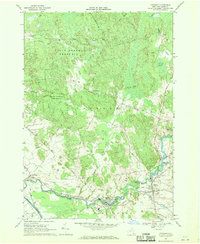 Croghan 1966 topographic map thumbnail