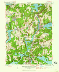 Croton Falls 1944 topographic map thumbnail