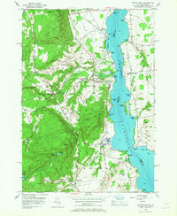 Crown Point 1950 topographic map thumbnail
