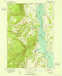 Crown Point 1950 topographic map thumbnail