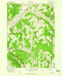 Cuyler 1943 topographic map thumbnail