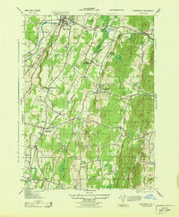 Clintondale 1943 topographic map thumbnail