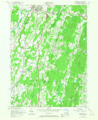Clintondale 1957 topographic map thumbnail