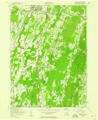 Clintondale 1957 topographic map thumbnail
