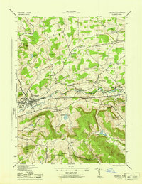 Cobleskill 1945 topographic map thumbnail