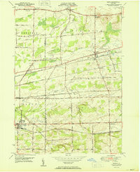Corfu 1950 topographic map thumbnail