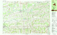 Corfu 1984 topographic map thumbnail