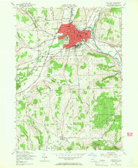 Cortland 1955 topographic map thumbnail