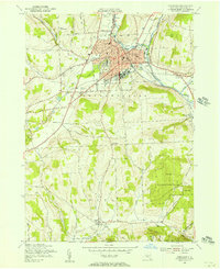 Cortland 1955 topographic map thumbnail