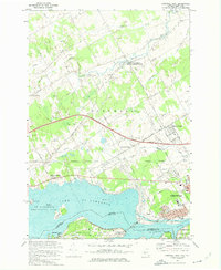 Cornwall West topographic map thumbnail