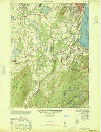 Cornwall 1947 topographic map thumbnail