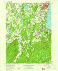 Cornwall 1957 topographic map thumbnail