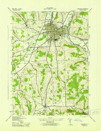 Cortland 1944 topographic map thumbnail