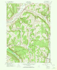 Cuyler 1943 topographic map thumbnail