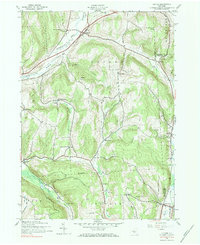 Cuyler 1943 topographic map thumbnail
