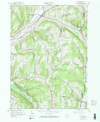 Cuyler 1943 topographic map thumbnail