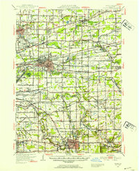 Depew topographic map thumbnail