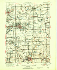 Depew 1948 topographic map thumbnail