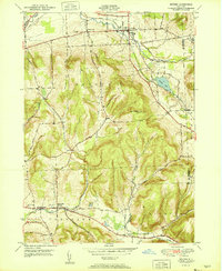 Dryden 1951 topographic map thumbnail