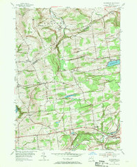Duanesburg 1954 topographic map thumbnail