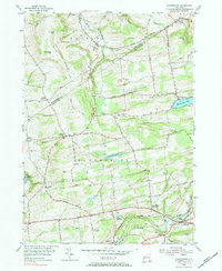 Duanesburg 1954 topographic map thumbnail