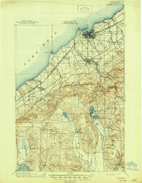 Dunkirk 1900 topographic map thumbnail