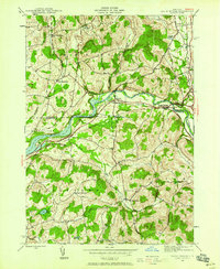 Eagle Bridge 1944 topographic map thumbnail
