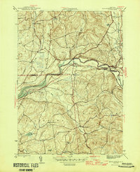 Eagle Bridge 1946 topographic map thumbnail
