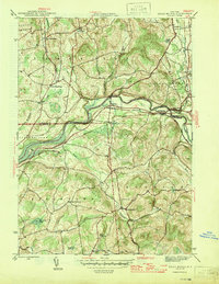 Eagle Bridge 1946 topographic map thumbnail