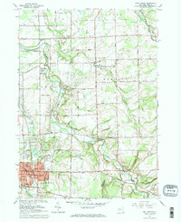 East Aurora 1965 topographic map thumbnail