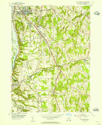 East Greenbush 1953 topographic map thumbnail