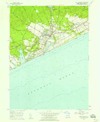 East Hampton 1956 topographic map thumbnail