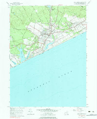 East Hampton 1956 topographic map thumbnail