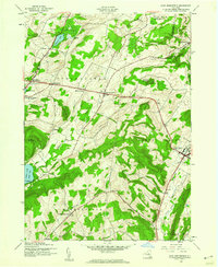East Springfield 1943 topographic map preview