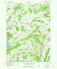 East Springfield 1943 topographic map preview