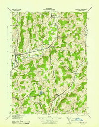 Edmeston 1945 topographic map thumbnail