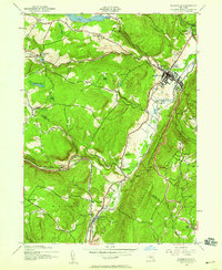 Ellenville 1942 topographic map thumbnail