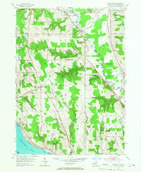 Ellery Center 1954 topographic map thumbnail