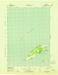 Galloo Island 1942 topographic map thumbnail