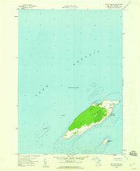Galloo Island 1958 topographic map thumbnail