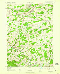 Gallupville 1944 topographic map thumbnail