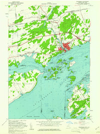 Gananoque topographic map thumbnail