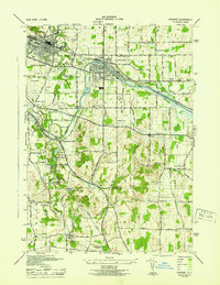 Fairport 1943 topographic map thumbnail