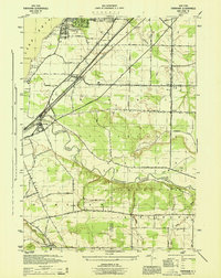 Farnham 1944 topographic map preview