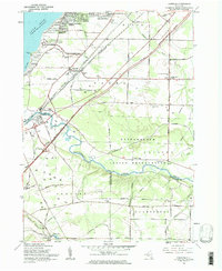 Farnham 1960 topographic map thumbnail