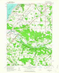 Farnham 1960 topographic map thumbnail