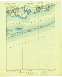 Fire Island topographic map thumbnail