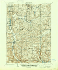 Franklinville 1924 topographic map thumbnail