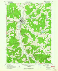 Franklinville 1963 topographic map thumbnail